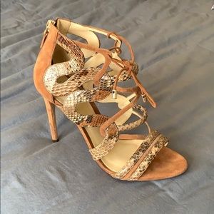 Alexandre BIRMAN snakeskin heels size 37